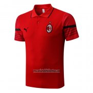 Camiseta Polo del AC Milan 2022 2023 Rojo