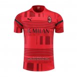 Camiseta de Entrenamiento AC Milan 2022 2023 Rojo