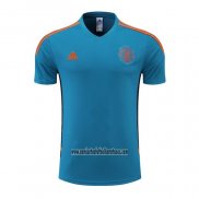 Camiseta de Entrenamiento Manchester United 2022 2023 Azul