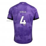 Camiseta Liverpool Jugador Virgil Tercera 2023 2024