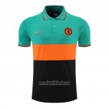 Camiseta Polo del Chelsea 2022 2023 Verde y Naranja