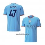 Camiseta Manchester City Jugador Foden Primera 2022 2023