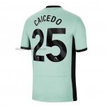 Camiseta Chelsea Jugador Caicedo Tercera 2023 2024