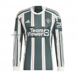 Camiseta Manchester United Segunda Manga Larga 2023 2024