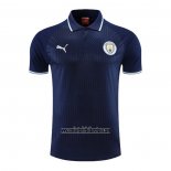 Camiseta Polo del Manchester City 2022 2023 Azul Marino