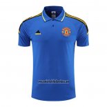 Camiseta Polo del Manchester United 2022 2023 Azul