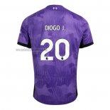 Camiseta Liverpool Jugador Diogo J. Tercera 2023 2024