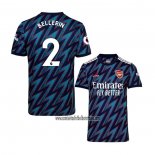 Camiseta Arsenal Jugador Bellerin Tercera 2021 2022