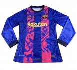 Camiseta Barcelona Tercera Manga Larga 2021 2022