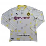 Camiseta Borussia Dortmund Tercera Manga Larga 2020 2021