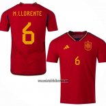 Camiseta Espana Jugador M.Llorente Primera 2022