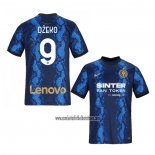 Camiseta Inter Milan Jugador Dzeko Primera 2021 2022