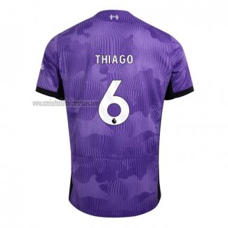 Camiseta Liverpool Jugador Thiago Tercera 2023 2024