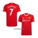 Camiseta Manchester United Jugador Ronaldo Primera 2021 2022