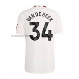 Camiseta Manchester United Jugador Van De Beek Tercera 2023 2024