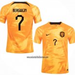 Camiseta Paises Bajos Jugador Bergwijn Primera 2022
