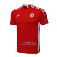 Camiseta Polo del Bayern Munich 2021 2022 Rojo