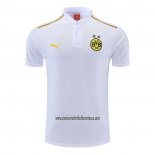 Camiseta Polo del Borussia Dortmund 2022 2023 Blanco