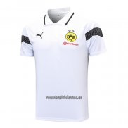 Camiseta Polo del Borussia Dortmund 2023 2024 Blanco