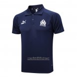 Camiseta Polo del Olympique Marsella 2023 2024 Azul Oscuro