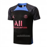 Camiseta de Entrenamiento Paris Saint-Germain Jordan 2022 2023 Negro y Azul