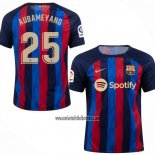 Camiseta Barcelona Jugador Aubameyang Primera 22-23