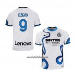 Camiseta Inter Milan Jugador Dzeko Segunda 2021 2022