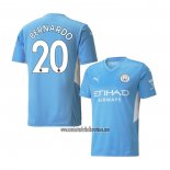 Camiseta Manchester City Jugador Bernardo Primera 2021 2022