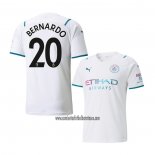 Camiseta Manchester City Jugador Bernardo Segunda 2021 2022