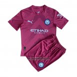 Camiseta Manchester City Portero Nino 2022 2023 Rojo