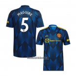 Camiseta Manchester United Jugador Maguire Tercera 2021 2022