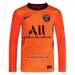 Camiseta Paris Saint-Germain Portero Manga Larga 2020 2021 Naranja
