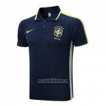 Camiseta Polo del Brasil 2022 2023 Azul Oscuro