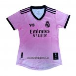Camiseta Real Madrid Portero Mujer 2021 2022 Rosa