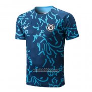 Camiseta de Entrenamiento Chelsea 2022 2023 Azul