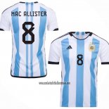 Camiseta Argentina Jugador Mac Allister Primera 2022