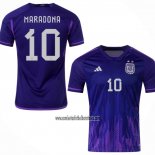 Camiseta Argentina Jugador Maradona Segunda 2022