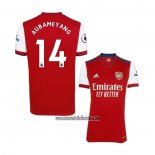 Camiseta Arsenal Jugador Aubameyang Primera 2021 2022