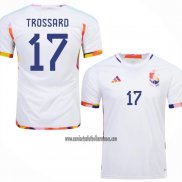 Camiseta Belgica Jugador Trossard Segunda 2022