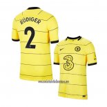 Camiseta Chelsea Jugador Rudiger Segunda 2021 2022