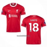 Camiseta Liverpool Jugador Gakpo Primera 2023 2024
