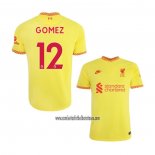 Camiseta Liverpool Jugador Gomez Tercera 2021 2022