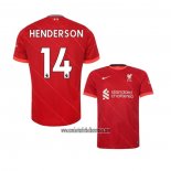Camiseta Liverpool Jugador Henderson Primera 2021 2022