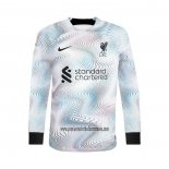 Camiseta Liverpool Segunda Manga Larga 2022 2023