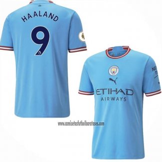 Camiseta Manchester City Jugador Haaland Primera 2022 2023