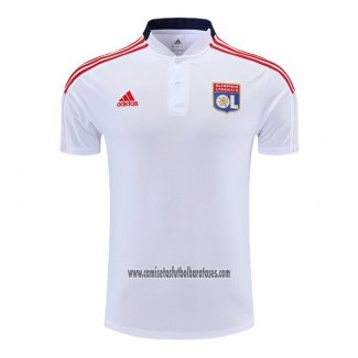 Camiseta Polo del Lyon 2022 2023 Blanco