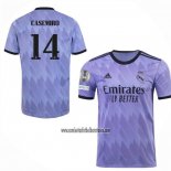 Camiseta Real Madrid Jugador Casemiro Segunda 2022 2023