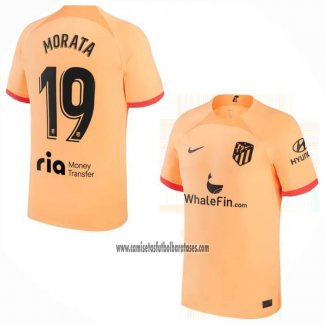 Camiseta Atletico Madrid Jugador Morata Tercera 2022 2023