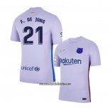Camiseta Barcelona Jugador F.De Jong Segunda 2021 2022