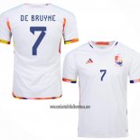 Camiseta Belgica Jugador De Bruyne Segunda 2022